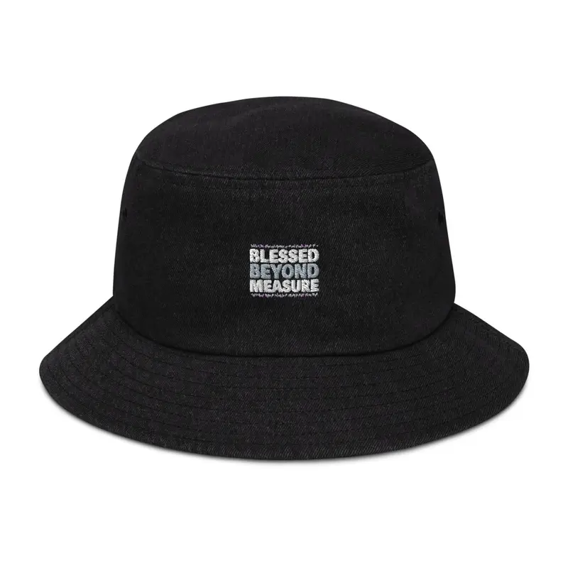 Denim Bucket Hat - 100% Cotton 